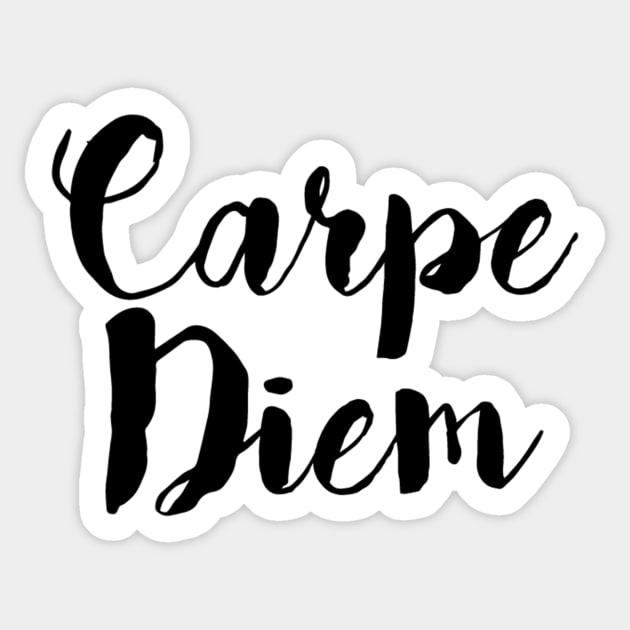 Carpe diem Sticker by ampp